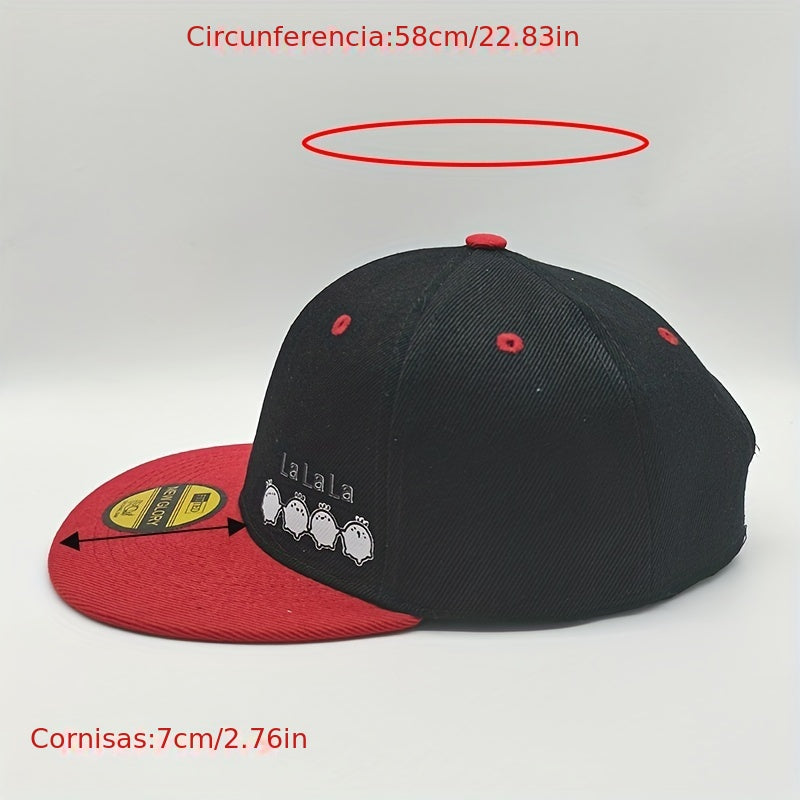 Lalala Street Style Flat Brim Hat Hip Hop Baseball Cap
