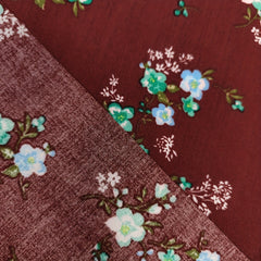 1pc Faux Cotton Fabric Diy Cloth Diy Clothes Pants Dress Fabric 1yard