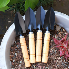 Small Shovel Flower Shovel Garden Shovel Mini Wooden Handle Spade Narrow