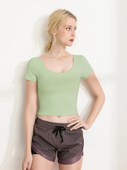 Sporty T Shirt Quick Dry Slim Fit Sports Tee Women's Activewear