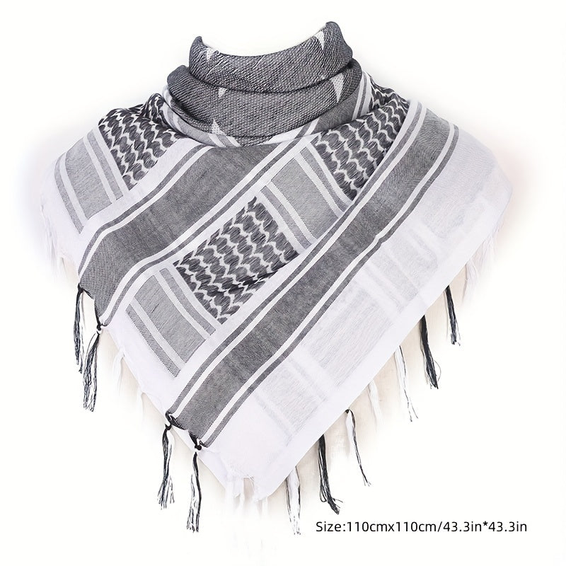 Outdoor Camouflage Headscarf Thick Scarf Shawl Arab Square Scarf