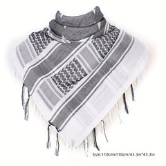 Outdoor Camouflage Headscarf Thick Scarf Shawl Arab Square Scarf