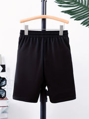 Boys RUN Letter Print Quick-drying Shorts for Summer