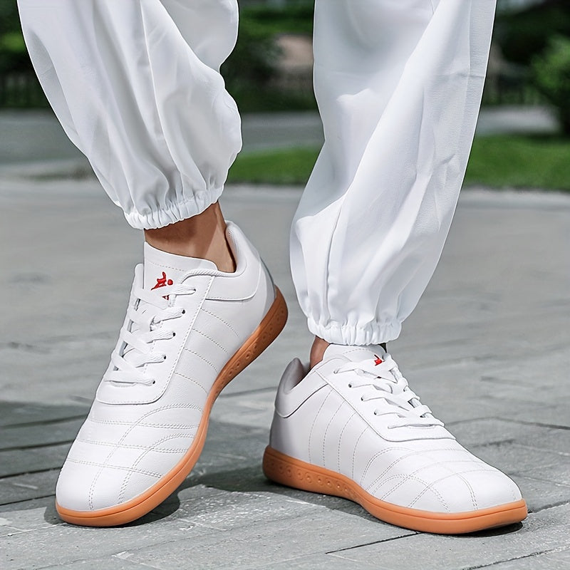 Women's Faux Leather Skate Shoes Lightweight Flat Sport Shoes