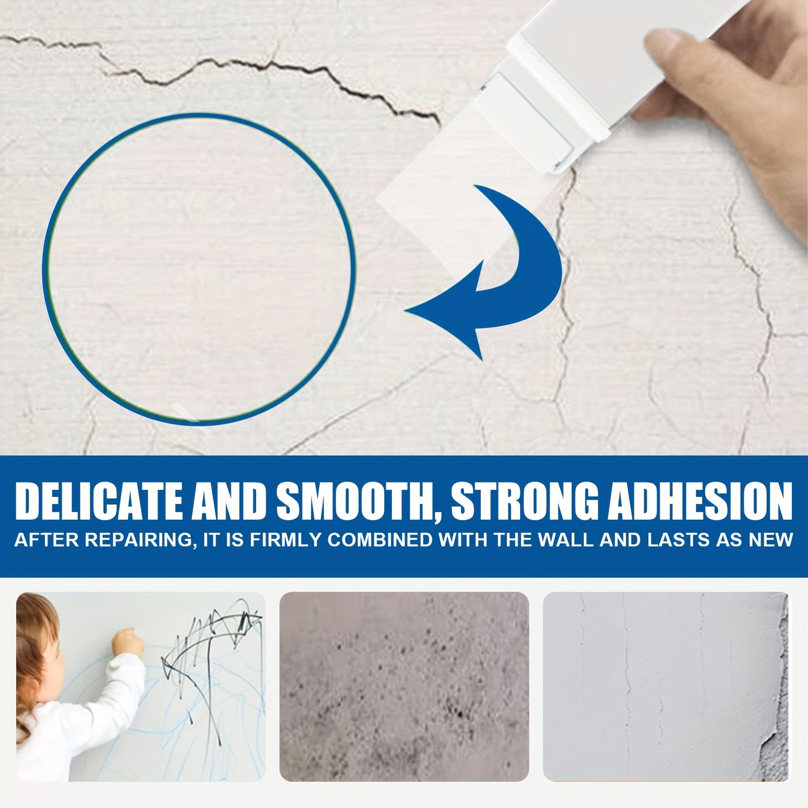 100g Wall Repair Roller Brush for Moisture-Proof Crack Renovation