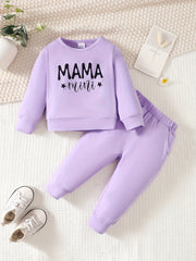 Mama's Mini Long Sleeve Top Pants Set