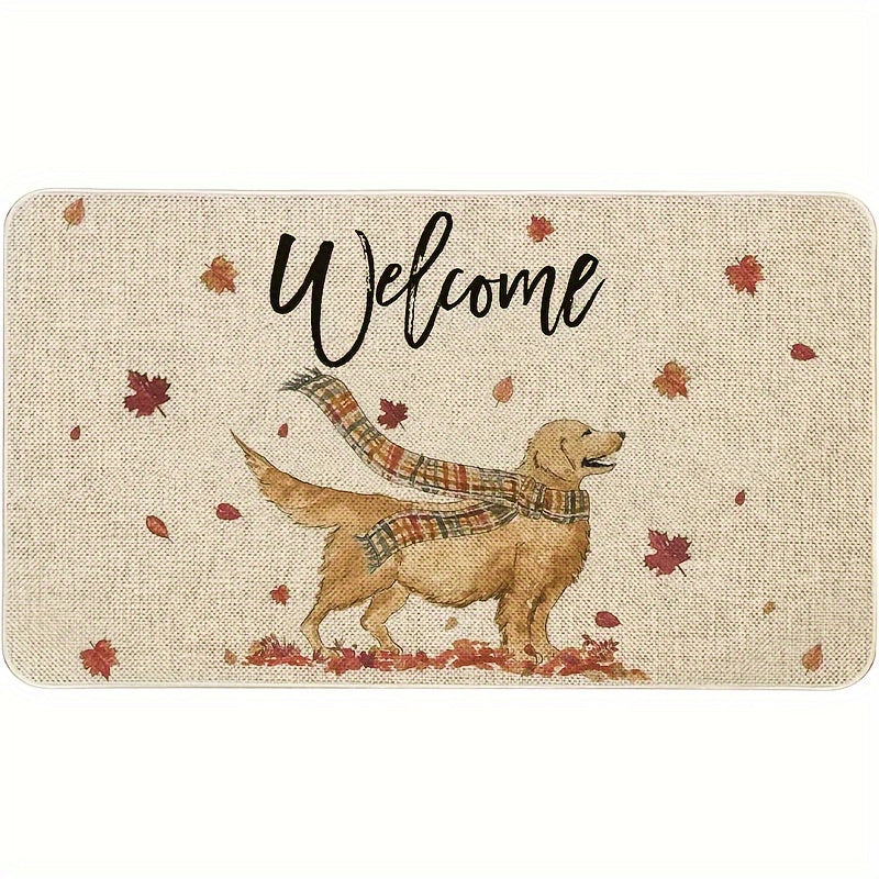 Eucalyptus Leaf Door Mat Non Slip Durable Entrance Mat
