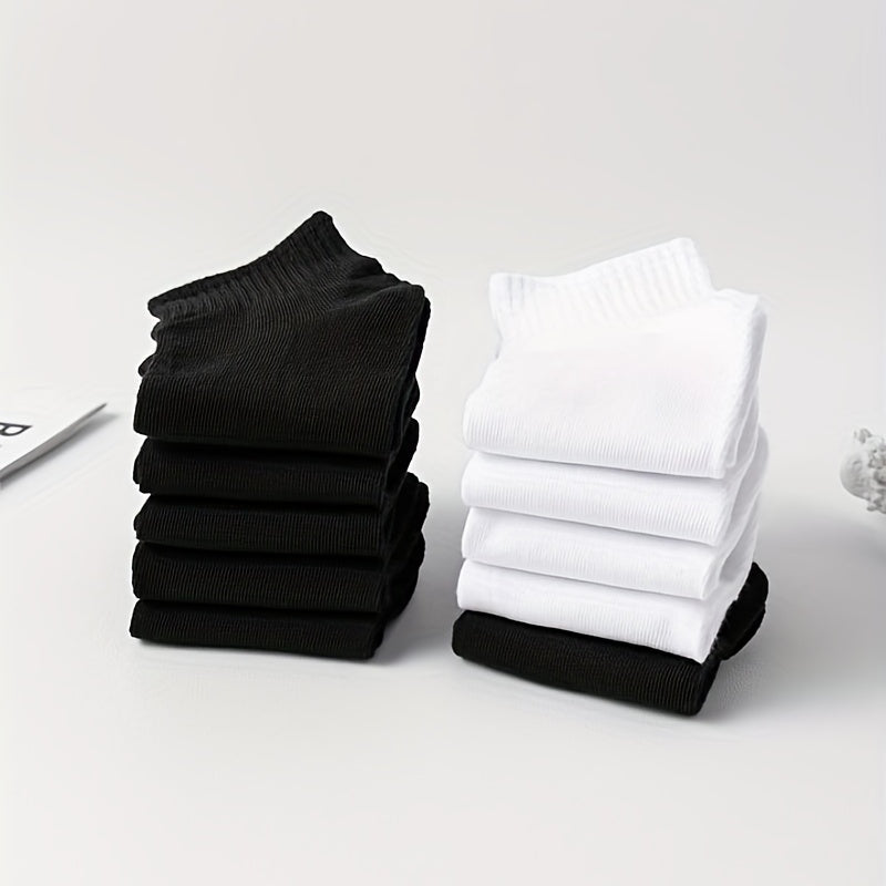 10 Pairs Lightweight All-Match Sports Socks for Women