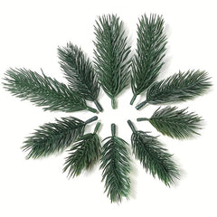 50pcs Artificial Pine Needles for DIY Wreaths Christmas Decorations