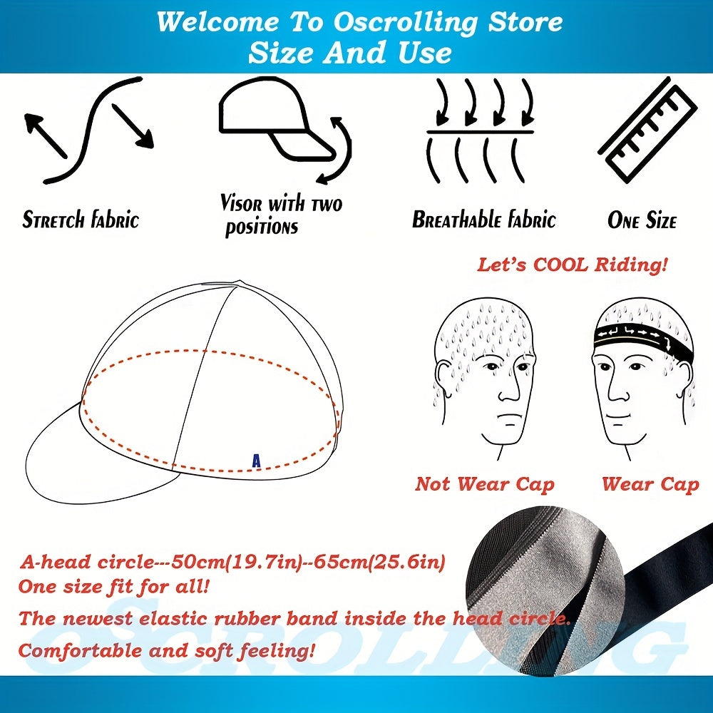 Unisex Cycling Cap Quick Dry Sports Hat Outdoor Riding