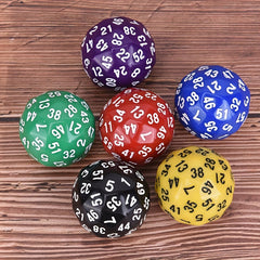 1pc 60 Sided Gaming Dice Number 1-60 Acrylic Dice