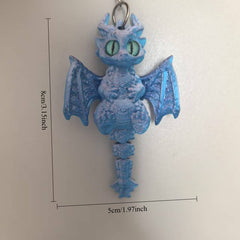 Poseable Dragon Figure with Expressive Eyes - Perfect Gift for Dragon Birthday