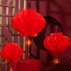 Hot Spring Lantern Red Lantern Decoration Year Paper Lantern Dress Up