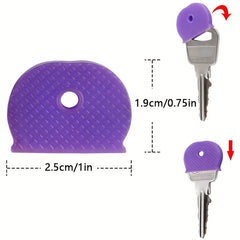 16pcs Coded Key Rings for Easy Organization