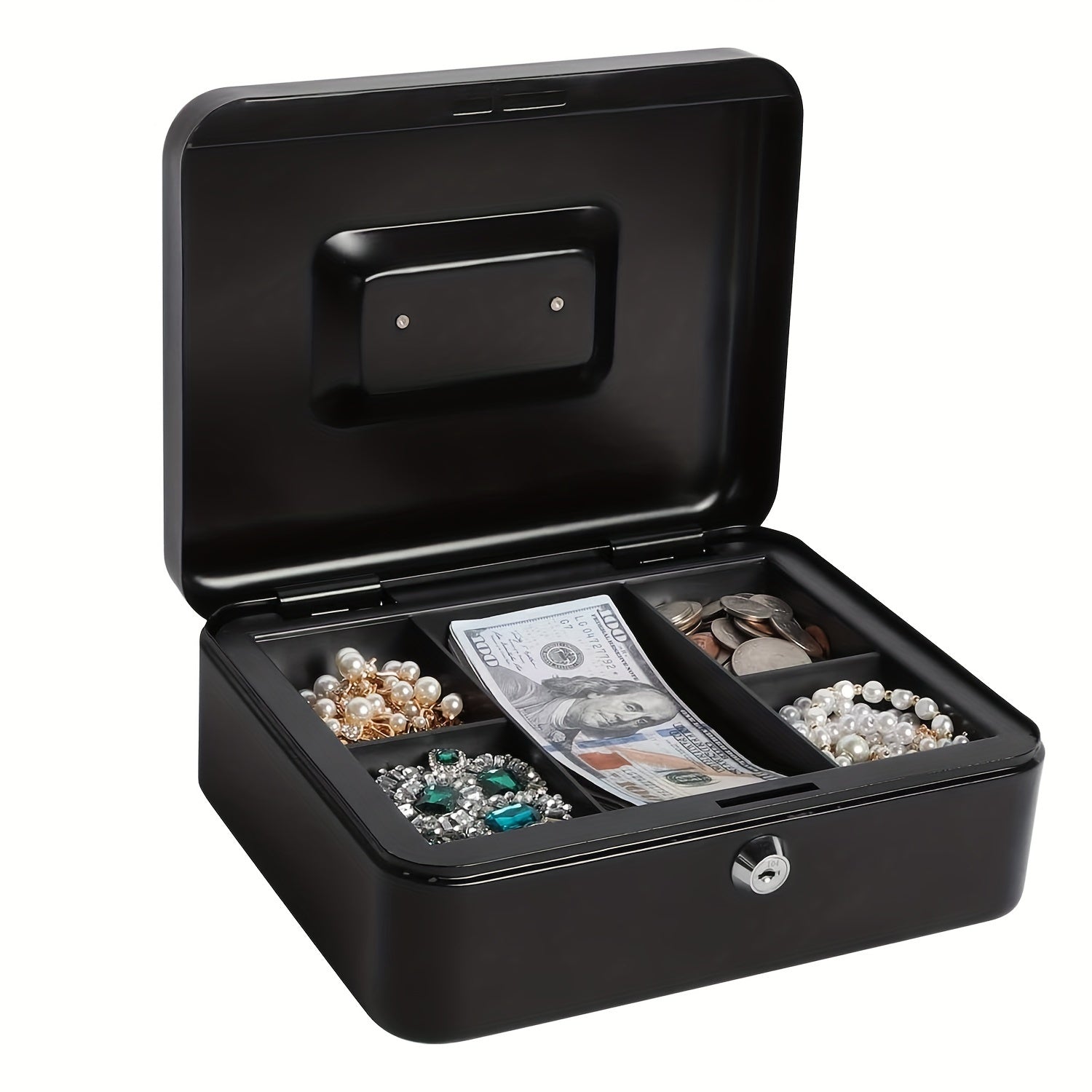 Portable Compact Safe for Children's Savings Coin Box