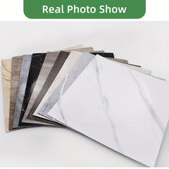 20pcs PVC Marble Floor Stickers Self adhesive Waterproof Bathroom Decals 30