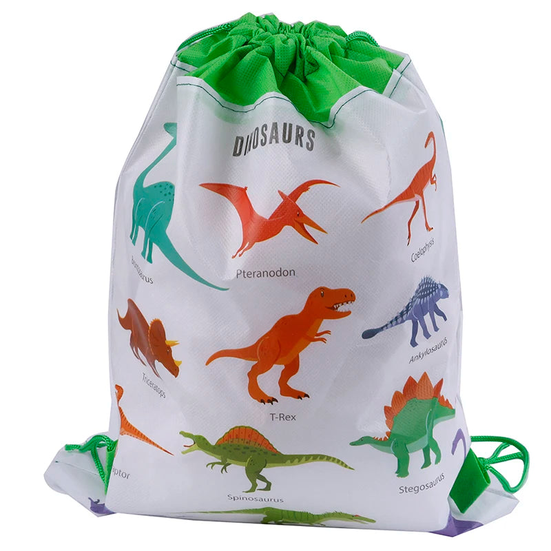 Cartoon Dinosaur Drawstring Bags Kids Drawstring Backpack