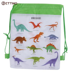 Cartoon Dinosaur Drawstring Bags Kids Drawstring Backpack