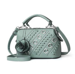 Roses Handbag PU Large Capacity Platinum Bag