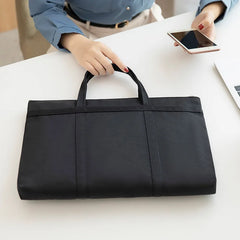 Waterproof A4 Document Bag Laptop Briefcases for Office Travel