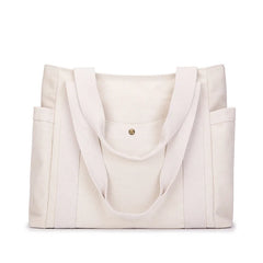Big Canvas Tote Bag for Women Casual Shoulder Handbag School Teen Ladies