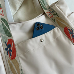 A4 Large Canvas Tote Bag for Women