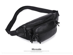 Large Capacity Travel Fanny Pack For Women Designers Leather Female Waist Bag