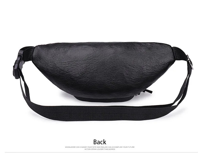Large Capacity Travel Fanny Pack For Women Designers Leather Female Waist Bag