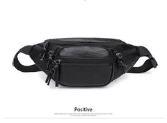 Large Capacity Travel Fanny Pack For Women Designers Leather Female Waist Bag