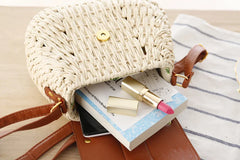 Summer Beach Straw Bags For Women Tassel Female Shoulder Bag Travel