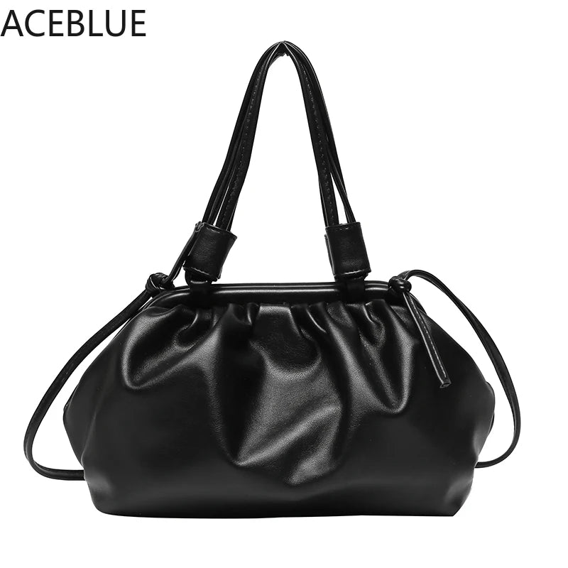 Pleated Cloud Underarm Handbag Sac A Main