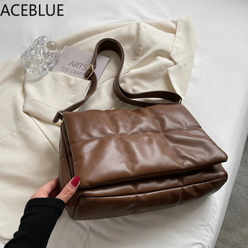 Vintage Crossbody Bags for Women Large Capacity Handbag Totes Purse