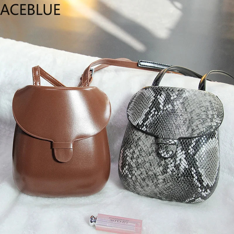 ACECBLUE Vintage Messenger Bag Small Crossbody Bag Women