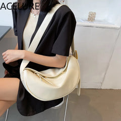 Casual Tote Bag Female Shoulder Messenger Bag Summer Style Dumpling Bag