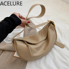 Casual Tote Bag Female Shoulder Messenger Bag Summer Style Dumpling Bag