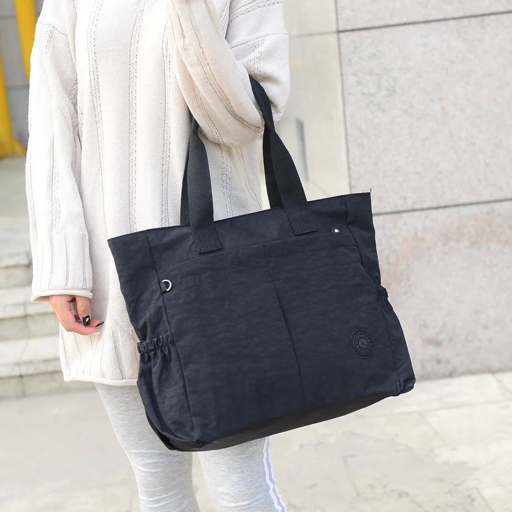 Nylon Shoulder Beach Tote Diaper Bag Shoulder Bolsa Feminia