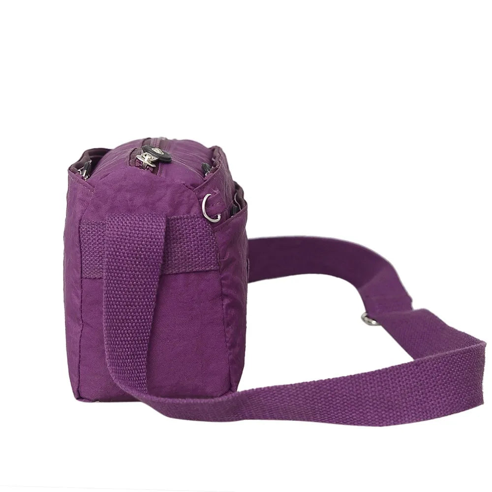 Women Nylon Clutch Handbag Shoulder Bag Monkey Bag