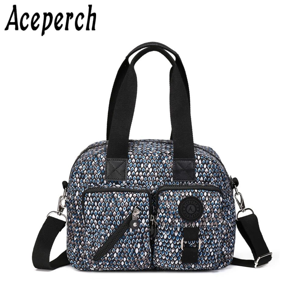 Women Top-handle Nylon Shoulder Bag Sac A Main Bolsas Feminina Clutch