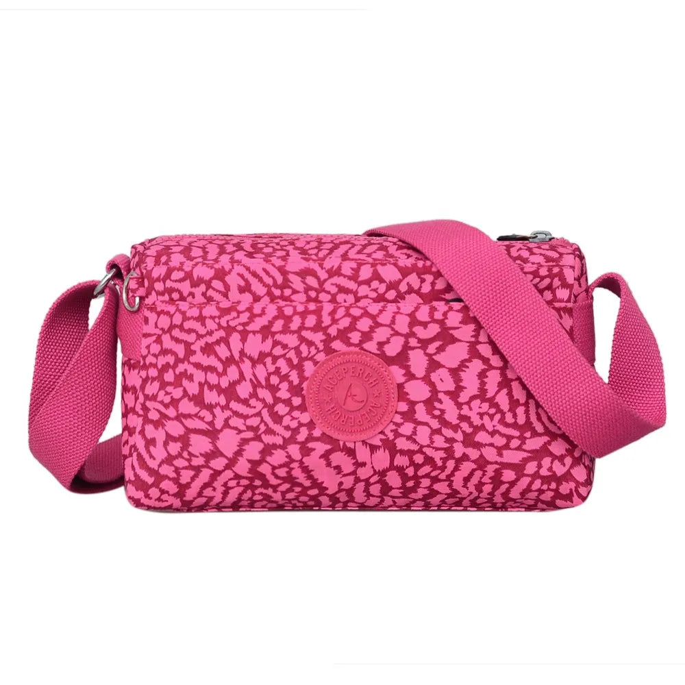 Waterproof Nylon Women Messenger Bag Shoulder Crossbody Handbag