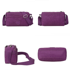 Waterproof Nylon Women Messenger Bag Shoulder Crossbody Handbag