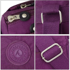 Waterproof Nylon Women Messenger Bag Shoulder Crossbody Handbag