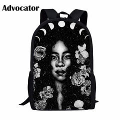 3pc African Girl Print School Bags Set for Girls Kids Backpack Boys Children