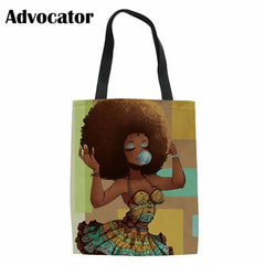 Girls Canvas handbag for Women crossbody bag African Ladies Shoulder Bags
