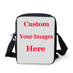 Christmas Flowers Pattern Crossbody Bag Girls Messenger Shoulder Handbag