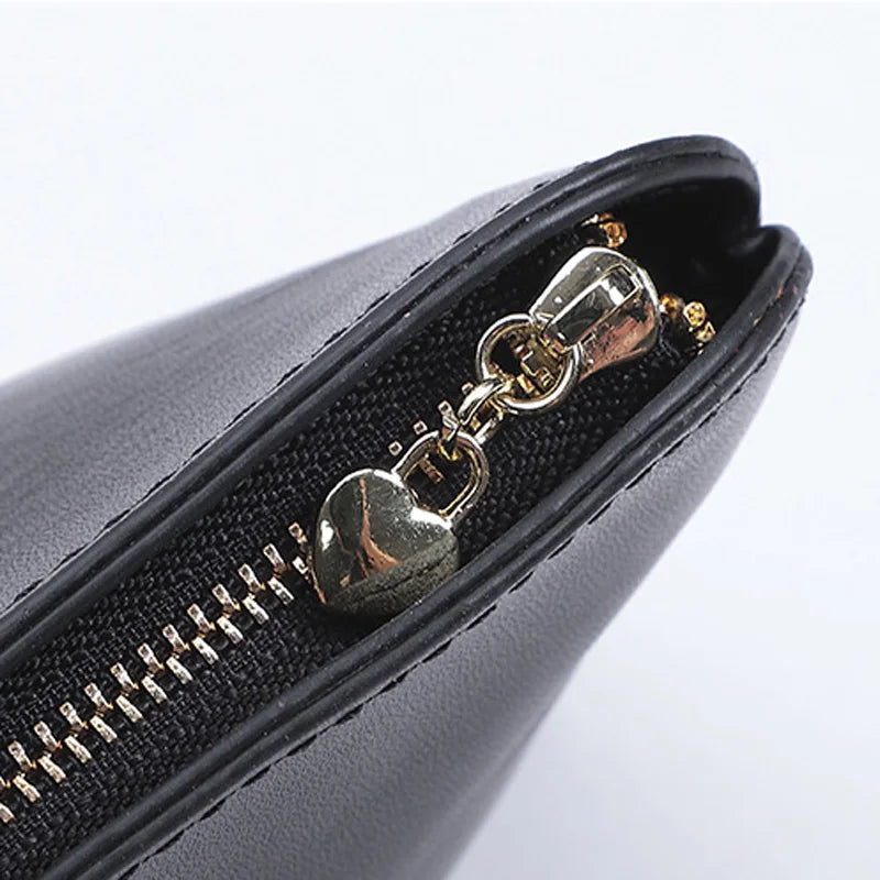 Ladies' Clutch Leather Phone Bag Cowhide Handbag