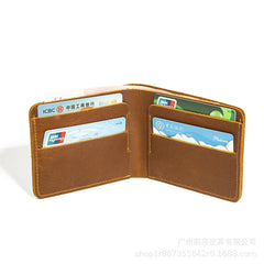 AETOOWallet Crazy Horse Leather Men's Wallet