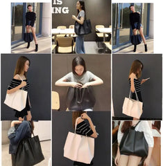 Women Leather Handbags Large Shoulder Bags Ladies Tote Bag