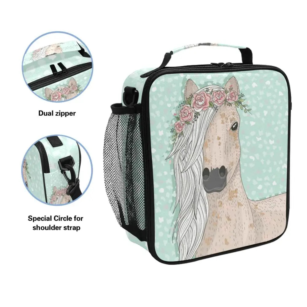ALAZA Unicorn Insulated Lunch Bag for Kids