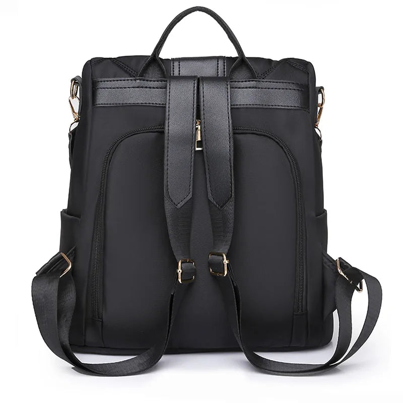 Anti Theft Backpack Women Leather Large School Bags For Girls