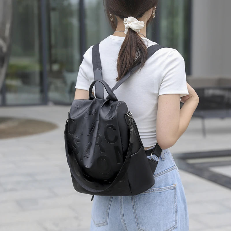 Oxford Anti-thief Women Backpack Large Capacity School Bag for Teenager girls